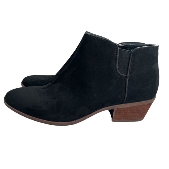 Circus by Sam Edelman Porter Ankle Boots Womens 7.5M Black Faux Suede Booties - Picture 8 of 11